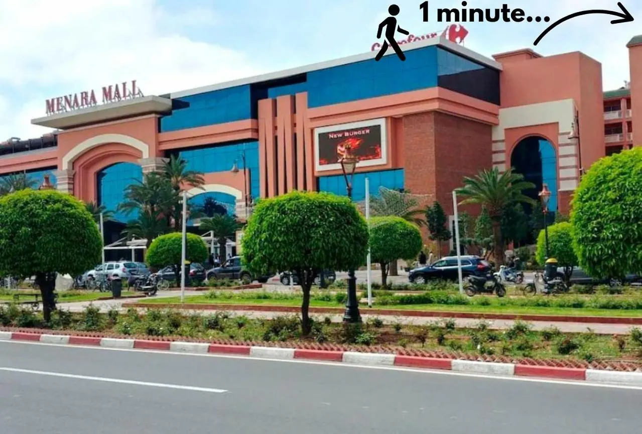 Colle A La Menara Mall Avec Piscine Au Centre مراكش 0*,